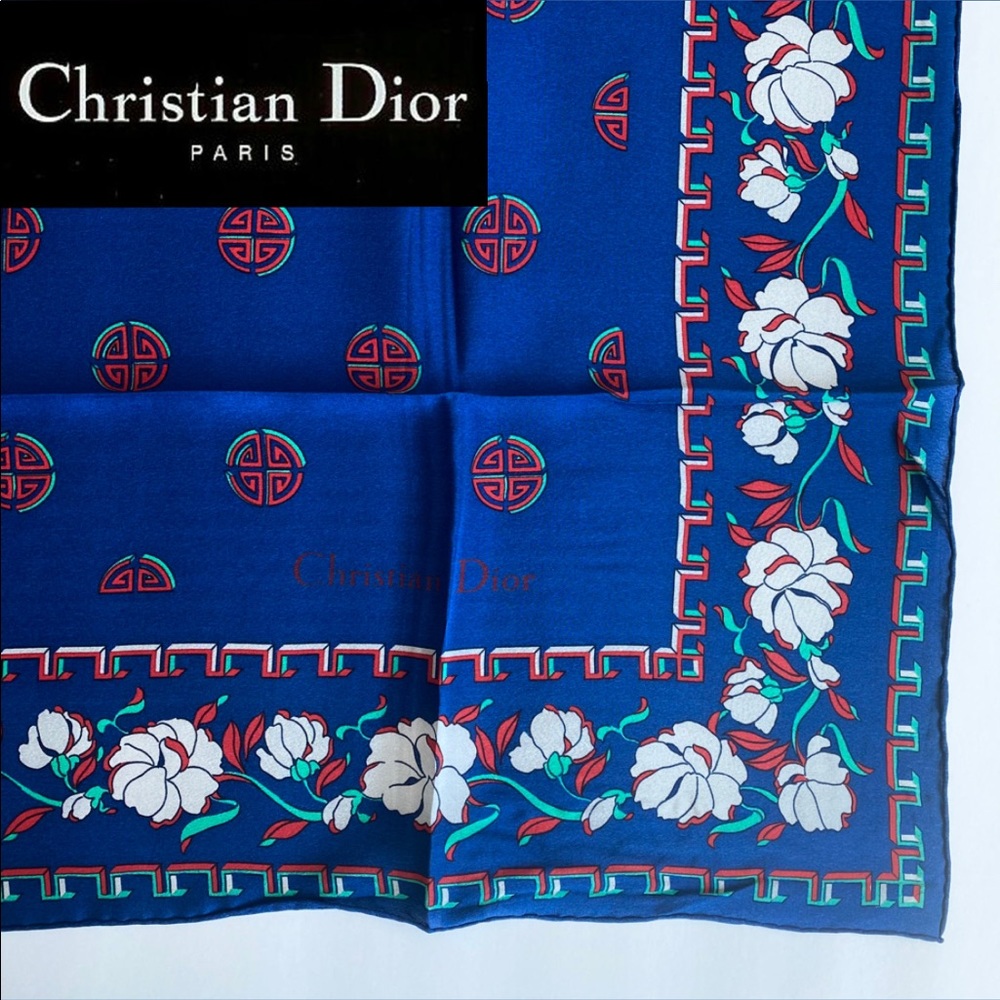 Christian Dior silk scarf